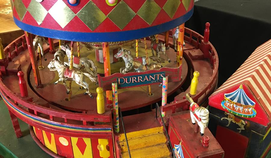 A vintage carousel sold at the Detling Antiques Fair