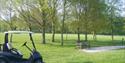 Golf buggy at Bearsted Golf Club