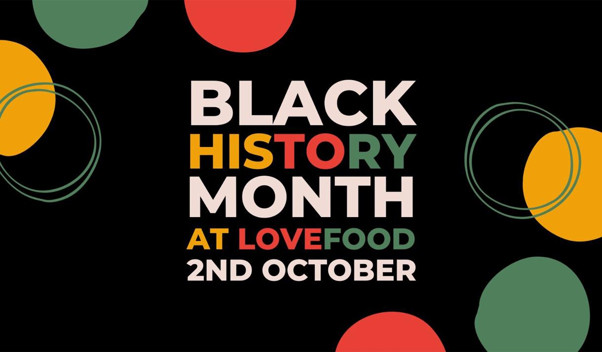 Black History Month at Love Food 2nd October