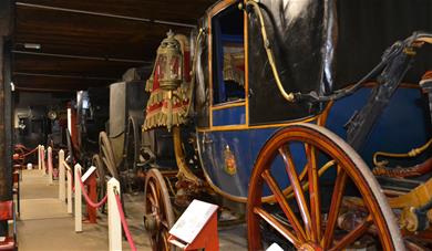 Inside Maidstone Carriage Museum