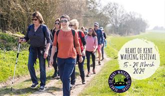Image of Walkers
Heart of Kent Walking Festival: 15-24 March 2024
