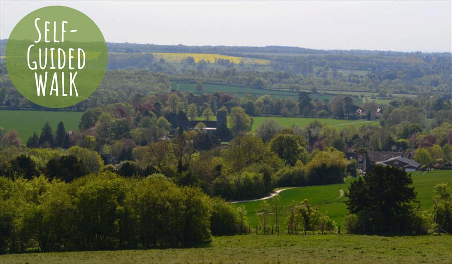 Views of Hollingbourne from North Downs - Self-Guided Walk