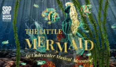 Little Mermaid logo picture under sea