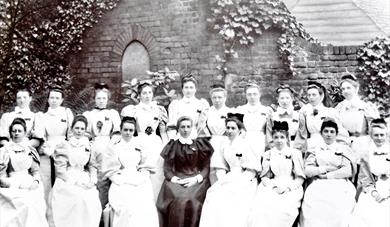 group of nurses from the time of the 1897 Maidstone typhoid outbreak