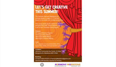Let's get creative this summer! Poster