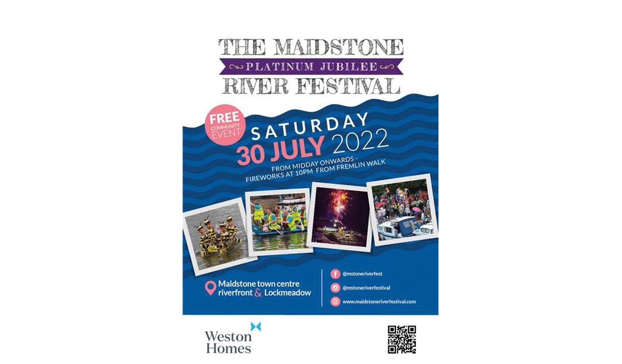 Maidstone River Festival 2022 poster
