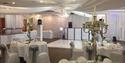 Wedding dinner and dance set up at The Village