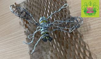 Bug made of wire