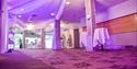 Wedding reception area at the Mercure Great Danes Hotel