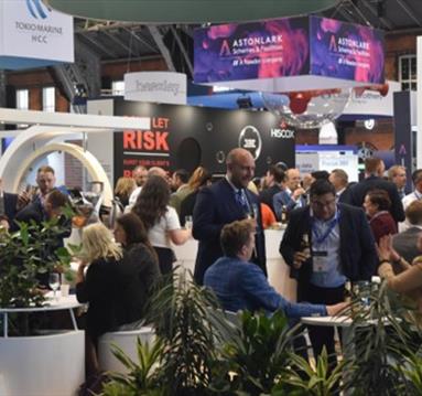 Crowd of people at a conference