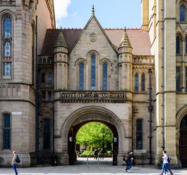 A grand university bulding made of stone