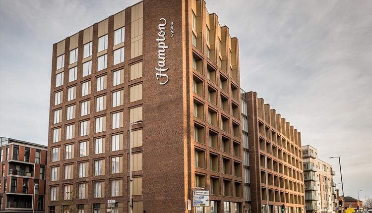 Exterior of the Hampton by Hilton Manchester Northern Quarter
