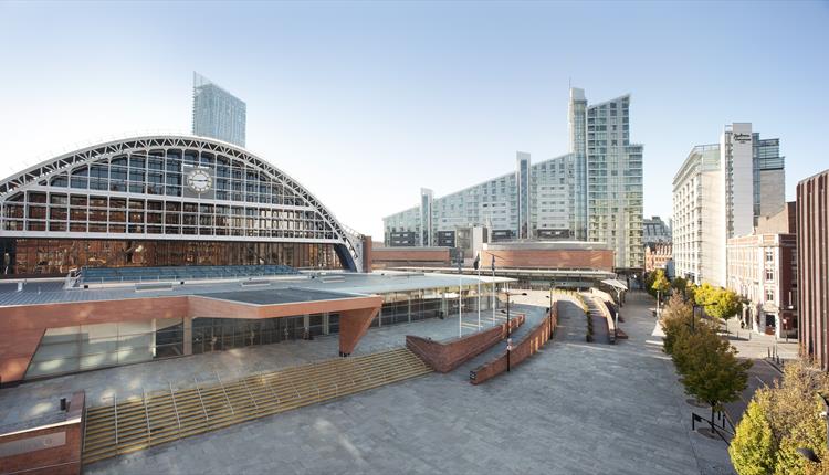 Exterior of a conference venue