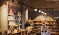 coffee shop inside Native Manchester at Ducie Street Warehouse
