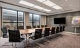 Small meeting room at Radisson Blu Hotel Manchester Airport
