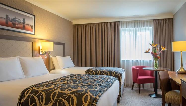 Double bedroom at The Clayton Hotel Manchester Airport