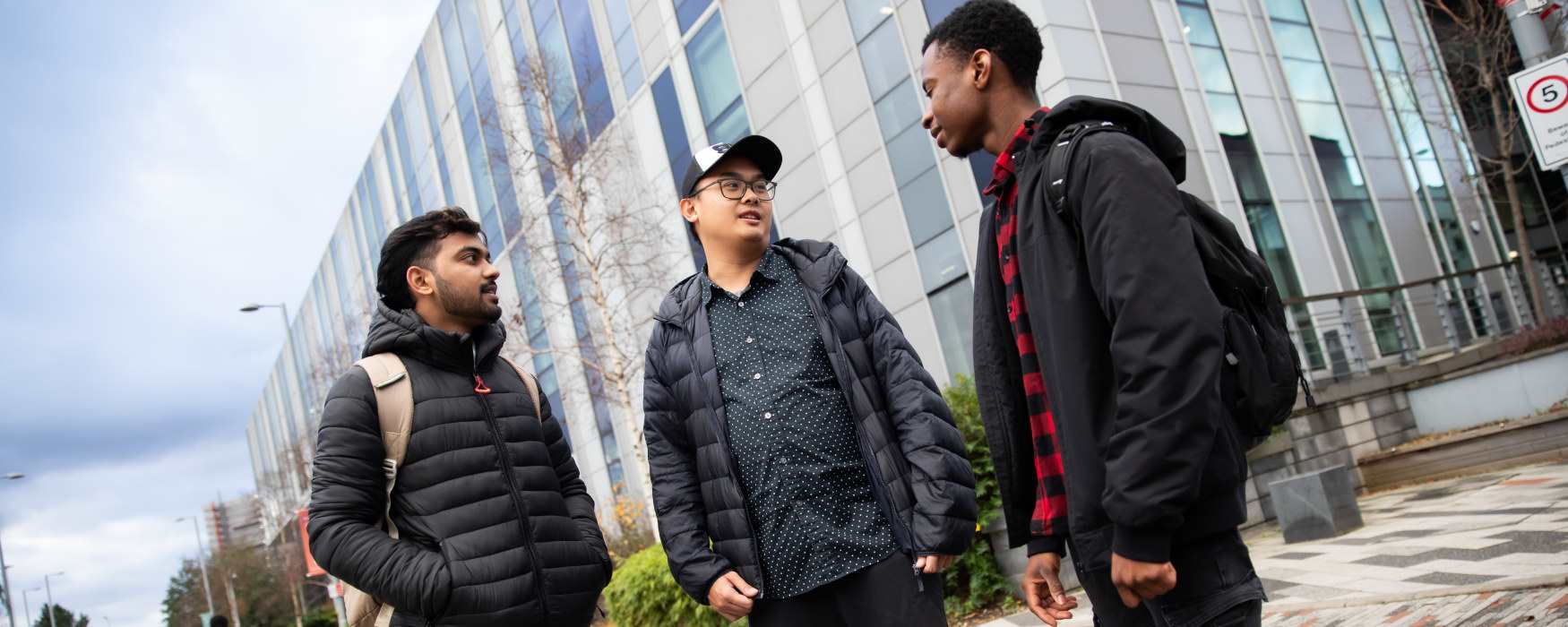 university of salford students on campus