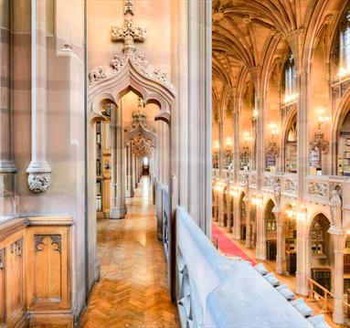 The John Rylands Research Institute and Library walkway