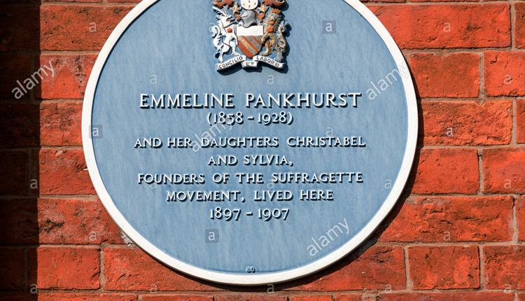 Unveiling of stone circle around site of Emmeline Pankhurst statue
