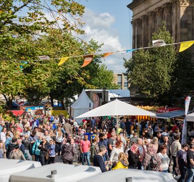 Bolton Food and Drink Festival crowds