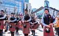 Manchester Day bagpipes
