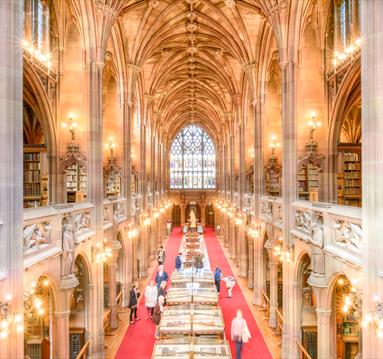 The John Rylands Research Institute and Library main hall
