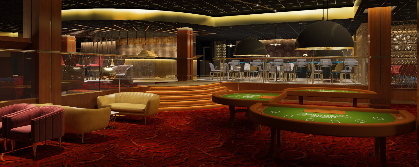 Artist impression of Napoleons Casino, Bar & Restaurant