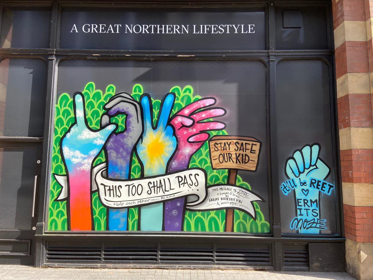 Great Northern Mural Give Hope To New Jersey Usa Visit Manchester