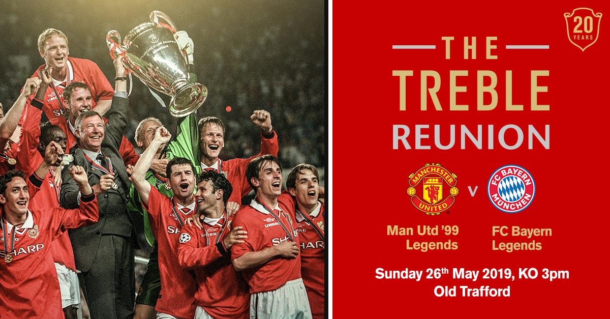 David Beckham to play in Manchester United treble reunion