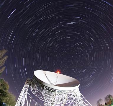 Telescope at night