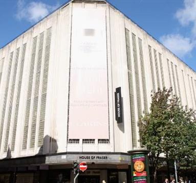 The front of House of Fraser