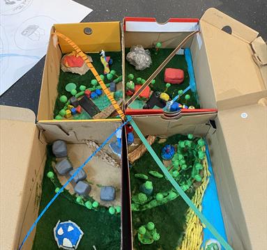 Crafts in boxes