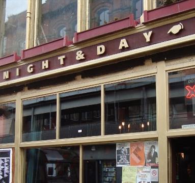 Night and Day Cafe sign