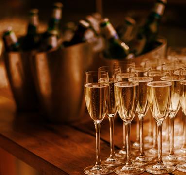 Champagne glasses