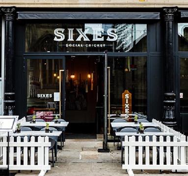Entrance to Sixes, Corn Exchange Manchester
