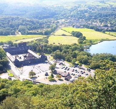 Ariel shot of the National Slate Museum
