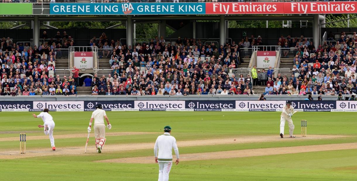 Cricket match at Emirates Old Trafford