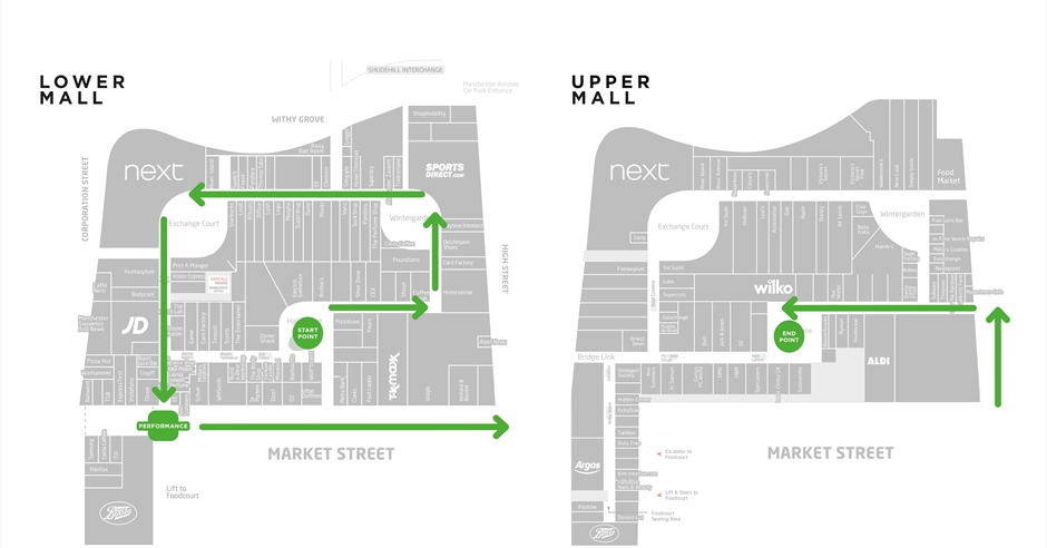 Manchester Arndale: Map - Find Shops Near Me