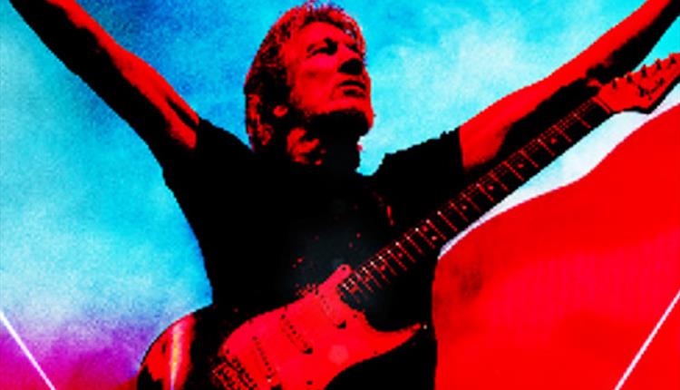 Roger Waters with a guitar