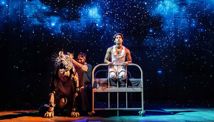 The Life of Pi: actors on stage