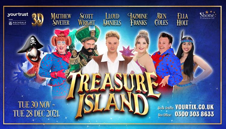 Manchester Panto Christmas 2022 Treasure Island - Middleton's Christmas Panto 2021 - Visit Manchester