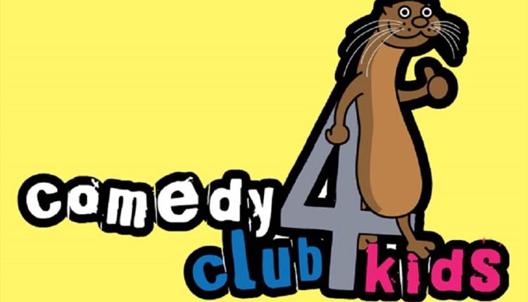 Yellow poster: Comedy Club 4 Kids