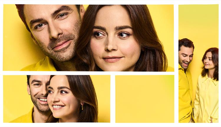 Aidan Turner and Jenna Coleman