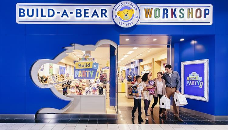 Entrance to a Build-A-Bear workshop.