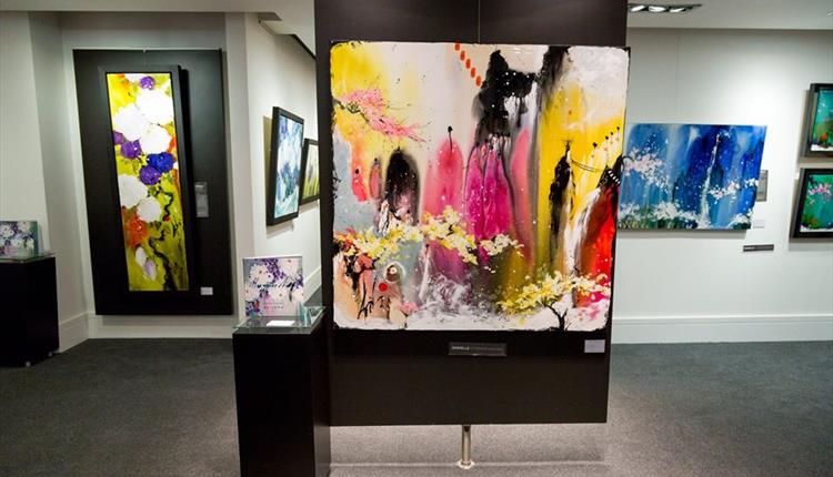 Inside the gallery