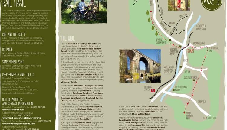 Metrolink Bike Trail Map The Saddleworth Rail Trail - Visit Manchester