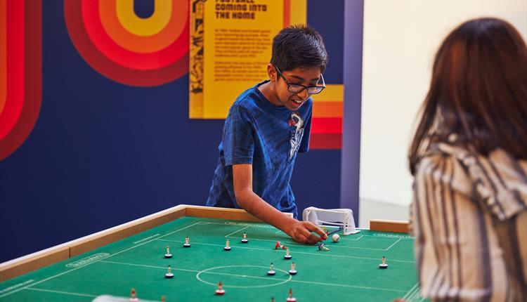 People enjoying the Batteries Not Included exhibition