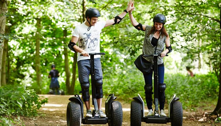 People on Segways