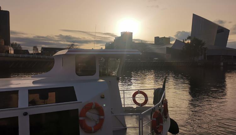 Boat cruise in MediaCity