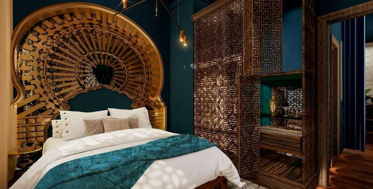 A bedroom in Forty-Seven Hotel, Manchester